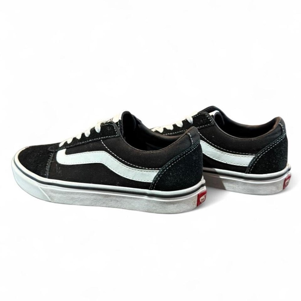 VANS OLD SKOOL SKATER SHOES UNISEX BLACK WHITE LADIES 7 - Picture 3 of 7